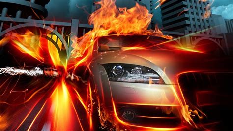 fire cars wallpapers wallpaper cave