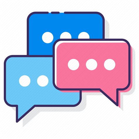 chat discussion forum group group chat message icon