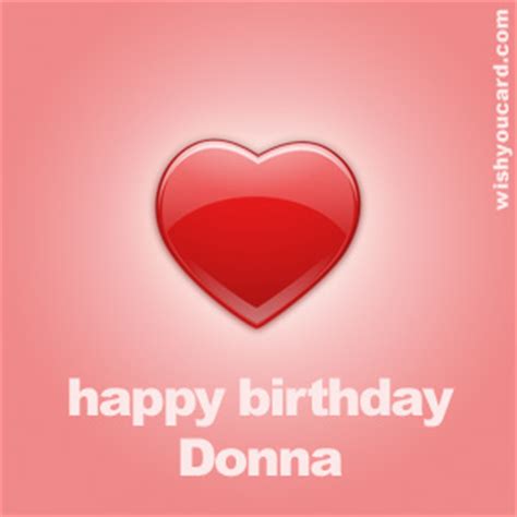 happy birthday donna   cards
