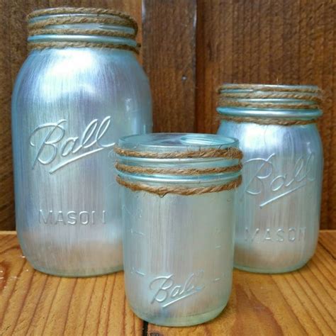 Sea Glass Mason Jar