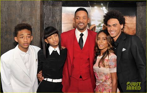 Jaden And Will Smith After Earth Premiere With Jada