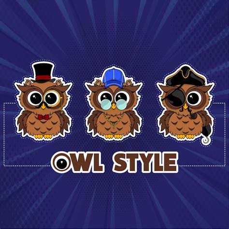 premium vector owl style