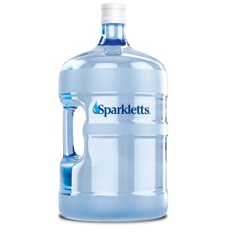 sparkletts crystal fresh bottled purified water  gallon bottled water