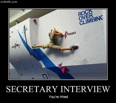 secretary interview joke overflow joke archive