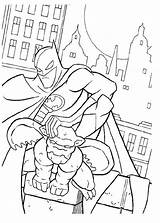 Coloring Pages Batman Returns Kids sketch template