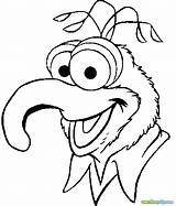 Beaker Muppet sketch template