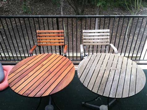 teak furniture care  maintenance cabin outdoor wood