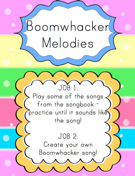 elementary  resources centers boomwhacker melodies