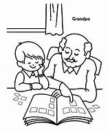 Opa Oma Kleurplaat Kleurplaten Grandfather Teach Grandpa Grandparents Topkleurplaat Colorluna sketch template
