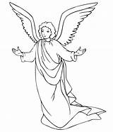 Angel Coloring Pages Printable Kids Print Angels Color Para Christmas Google Precious Moments Adults sketch template