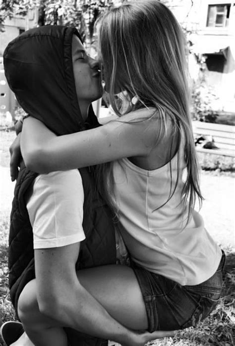 black and white couple cute kiss image 589366 on