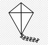Kite Clipart Outline Diamond Clip Pngkey Library Transparent sketch template