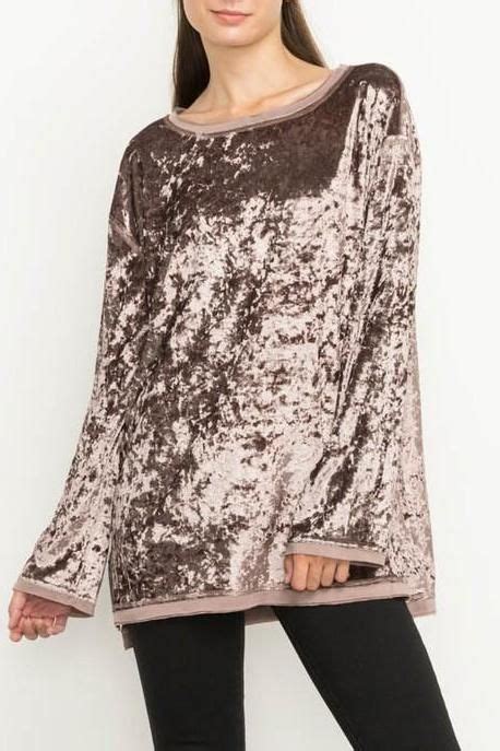 quinn long sleeve velvet top jessleaboutique velvet clothes long sleeve