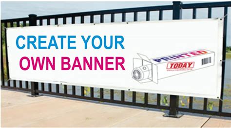 create   banner   printed today customised banners