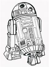 Wars Star Coloring Pages Droid Printable Vector C3po R2 D2 Drawing Kids Colouring Print Lego Ausmalbilder Starwars Silhouette Graphics Color sketch template