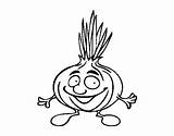 Onion Coloring Pages Mr Colorear Coloringcrew Getcolorings Printable Getdrawings Color Comments sketch template