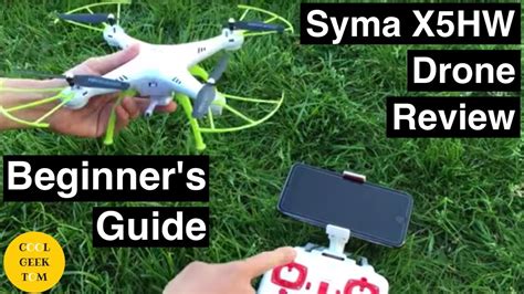 syma xhw rc quadcopter drone review beginners guide youtube