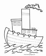 Boat Coloring Pages Boats Printable Color Simple Shapes Kids Sheets Tug Shape Toy Steamboat Learning Years Print Kid Cars Activities sketch template