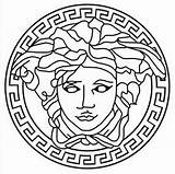 Versace Logo Logos Tattoo Designer Fashion History Medusa Drawing Greek Stencil Brand Mythology Know Designs Tattoos Clothing Symbol Millionlooks Getdrawings sketch template