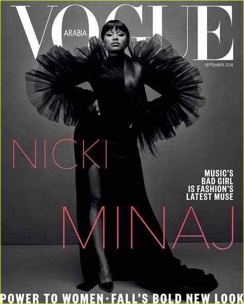 Nicki Minaj Covers Vogue Arabia Her First Cover Of Vogue Photo