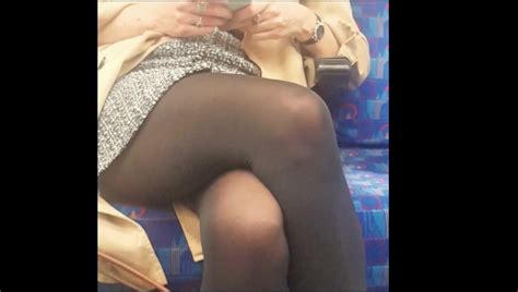 Black Opaque Pantyhose Girl In Metro Hd Porn D1 Xhamster