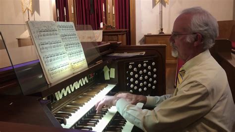 church organist celebrates  years  service youtube