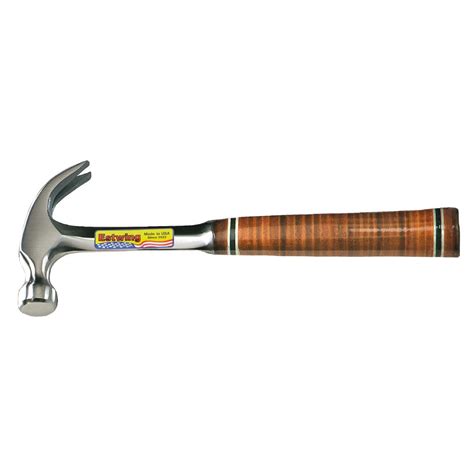 estwing  oz curve claw hammer  leather grip ec  home depot