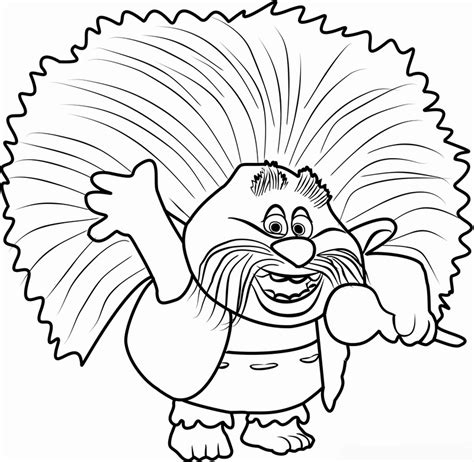 trolls holiday  coloring pages