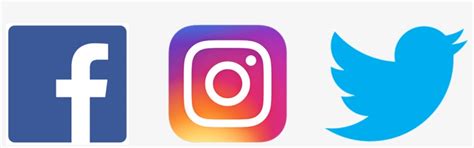 Facebook Twitter Instagram Logo Png Clip Art Free Png