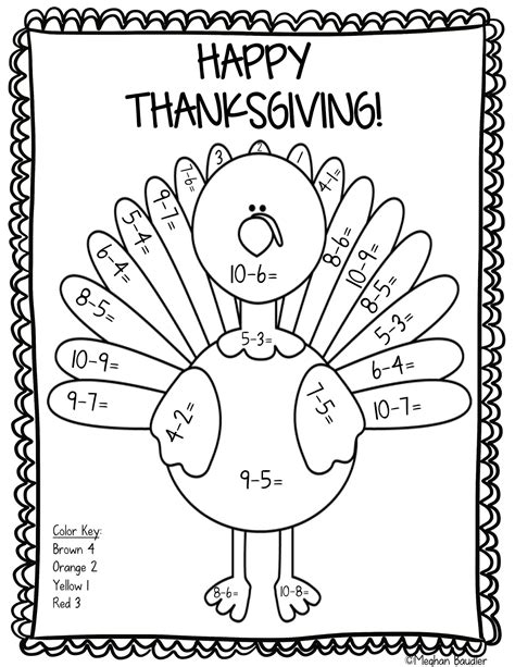 thanksgiving activities  fourth graders