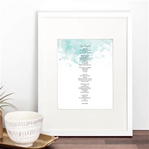 epitaph  merrit malloy poem cherished prints