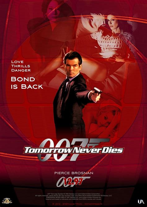 poster film poster  james bond  prints tomorrow  dies art