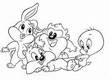 Coloring Pages Bugs Bunny Tunes Looney Christmas Getcolorings sketch template