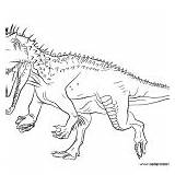 Jurassic Coloring Pages Baryonyx Dinosaurs Tagged Posted Game sketch template