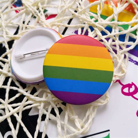 Transgender Pride Rainbow Gay Intersex Asexual Pride Lapel Pins Love Is