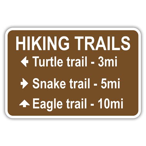 hiking trails american sign company