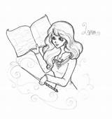 Luna Lovegood Pages Potter Harry Coloring Fan Colouring Color Hp Template sketch template