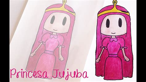 Como Desenhar A Princesa Jujuba De Hora De Aventura Em Estilo Chibi