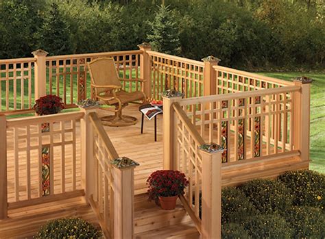 Wood Deck Railing Designs