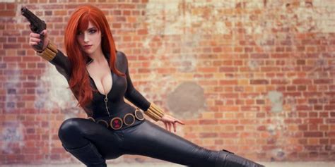 Sexy Cosplay Girls Black Widow Sexy Cosplay Marvel