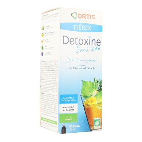ortis detoxine zonder jodium appel zonder fucus ml kopen multipharmabe