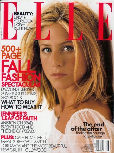Jennifer Aniston Elle Magazine [united States