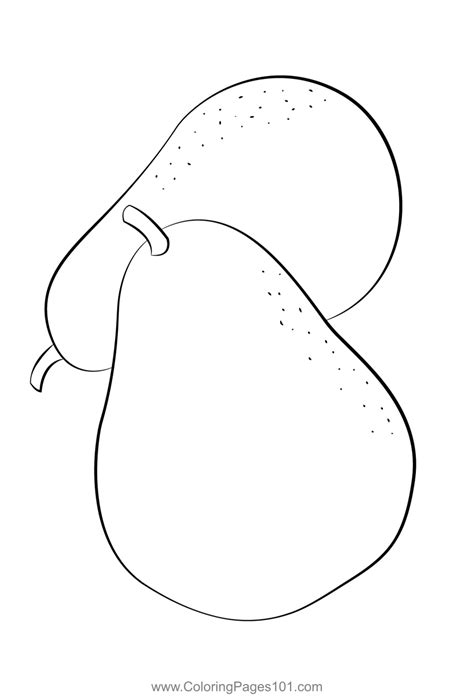 wolfgang puck coloring page  kids  pear printable coloring