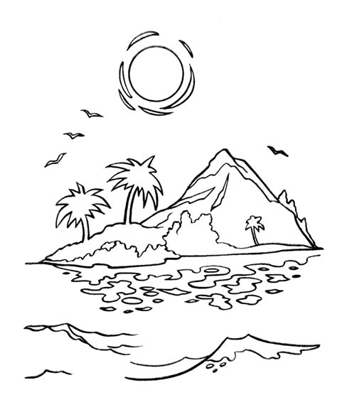 tropical island coloring pages az coloring pages coloring pages