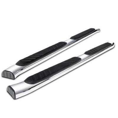 ford  super duty crew cab   running boards curved stainless  inches akzor