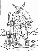 Coloring Mythical Pages Creatures Minotaur Creature Coloriage Sheets Percy Jackson Drawing Colouring Mythological Dessin Crossfit Kids Slash Mi Minotaure Mythologie sketch template