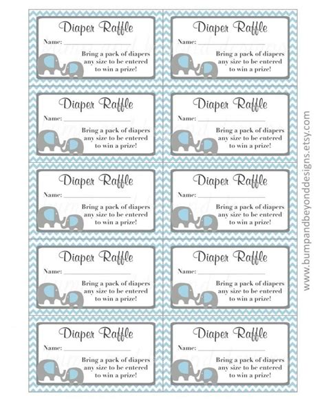 fascinating diaper raffle ticket template ideas  owl printable