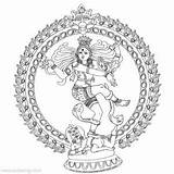 Shiva Hindu Maha Shivaratri Xcolorings sketch template
