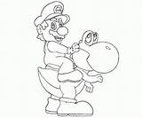 Yoshi sketch template