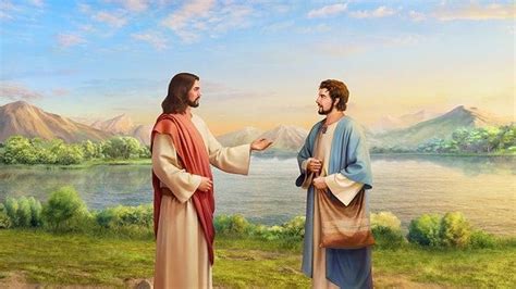 peter recognized jesus  christ  tuzi  medium